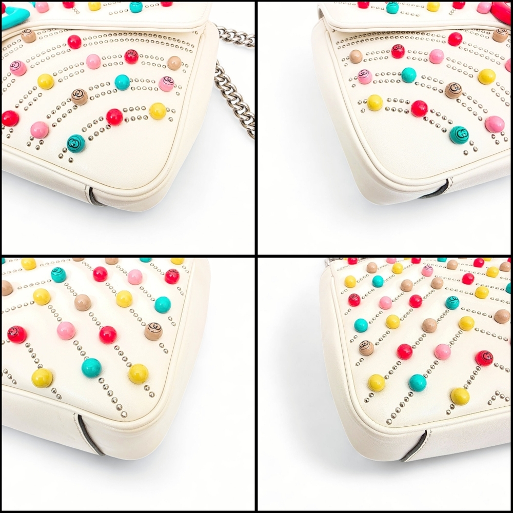 Gucci Limited Edition GG Marmont Beaded Shoulder Bag - Picture 5 of 17
